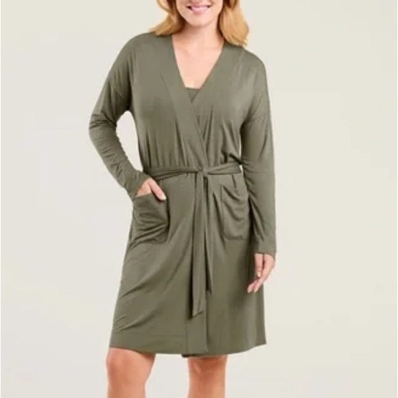 Nuuds Green Lounge Robe Size XL XXL - Picture 1 of 5